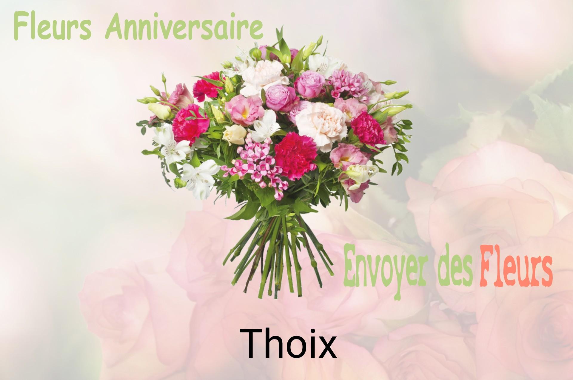 Bouquet de fleurs d’anniversaire livré à Thoix